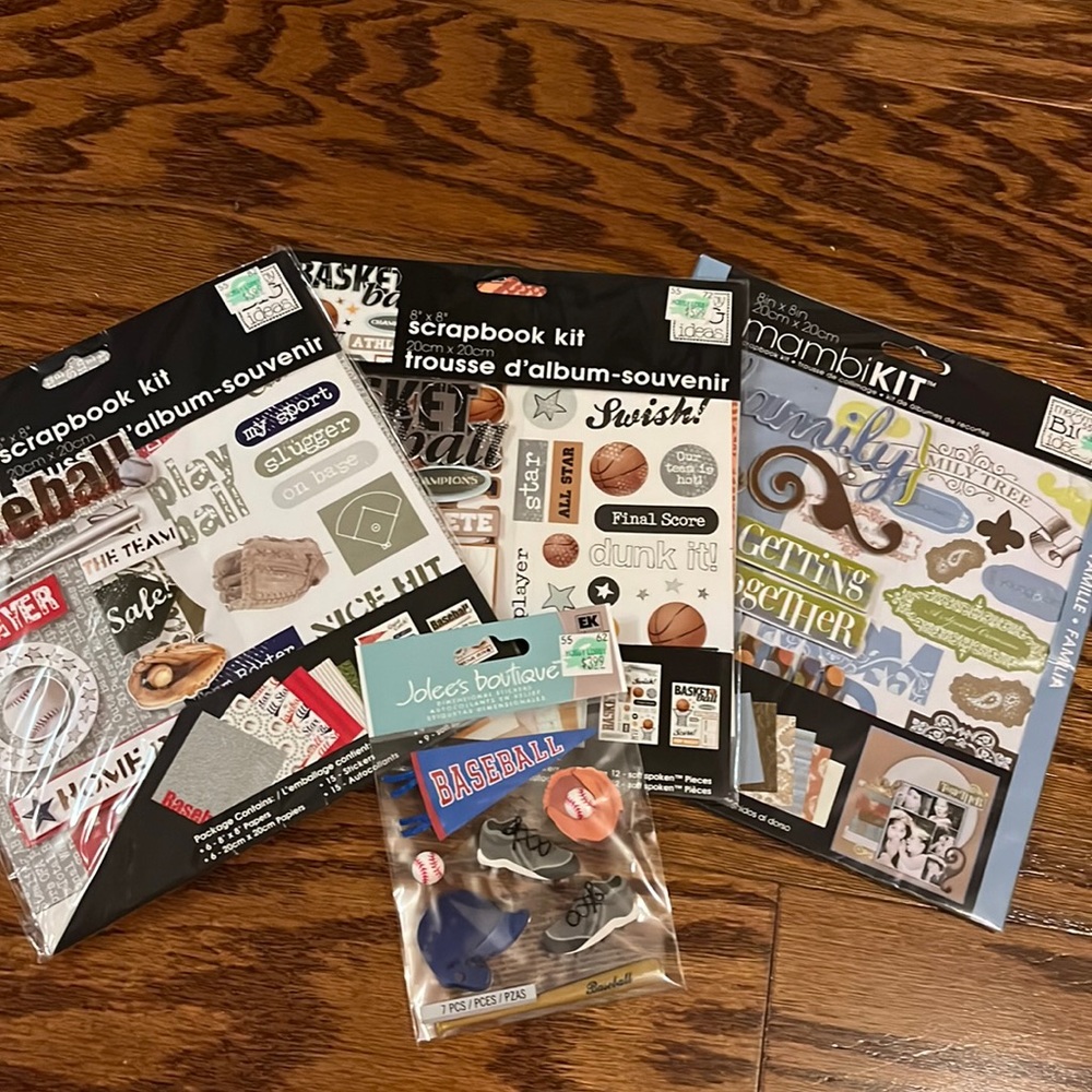 Bundle of scrapbooking kits